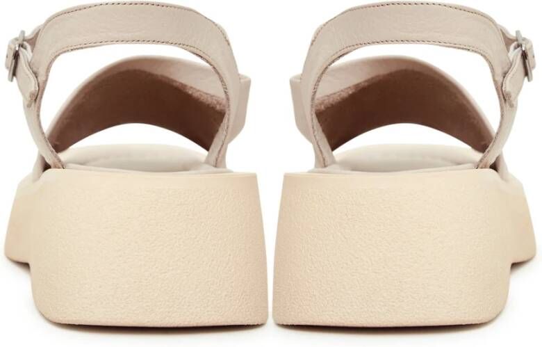 Cesare Gaspari Casual Platform Sandalen Beige Dames