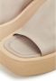 Cesare Gaspari Casual Platform Sandalen Beige Dames - Thumbnail 7