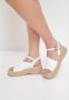 Cesare Gaspari Casual platform sandalen Wit White Dames - Thumbnail 8