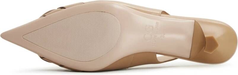 Cesare Gaspari Chique Stiletto Pumps Beige Dames