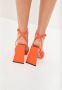 Cesare Gaspari Chunky Comfort Sandalen Oranje Orange Dames - Thumbnail 9