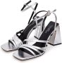 Cesare Gaspari Chunky Comfort Sandalen Zilver Gray Dames - Thumbnail 2