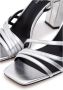 Cesare Gaspari Chunky Comfort Sandalen Zilver Gray Dames - Thumbnail 4