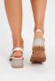 Cesare Gaspari Chunky Heel Sandalen Beige Dames - Thumbnail 11