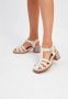 Cesare Gaspari Chunky Heel Sandalen Beige Dames - Thumbnail 10