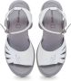 Cesare Gaspari Chunky Heel Sandalen White Dames - Thumbnail 4