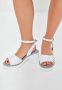 Cesare Gaspari Chunky Heel Sandalen White Dames - Thumbnail 8