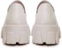 Cesare Gaspari Chunky leren platform loafers Beige Dames - Thumbnail 8