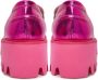 Cesare Gaspari Chunky Platform Loafers Fuchsia Pink Dames - Thumbnail 9