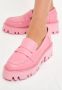 Cesare Gaspari Chunky Platform Loafers Pink Dames - Thumbnail 6