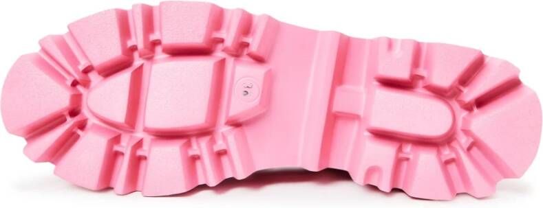 Cesare Gaspari Chunky Platform Loafers Pink Dames