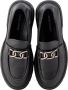 Cesare Gaspari Chunky Platform Loafers Zwart Black Dames - Thumbnail 5