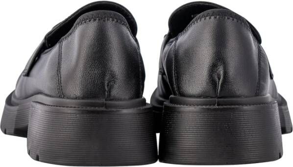 Cesare Gaspari Chunky Platform Loafers Zwart Black Dames