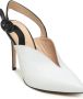 Cesare Gaspari Contrast Slingback Stiletto's Celestia Wit White Dames - Thumbnail 2