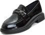 Cesare Gaspari Elegant Block Heels Loafers Black Dames - Thumbnail 7