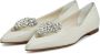 Cesare Gaspari Elegant Flat Sole Ballerinas Beige Dames - Thumbnail 2