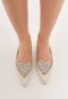 Cesare Gaspari Elegant Flat Sole Ballerinas Beige Dames - Thumbnail 13