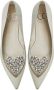 Cesare Gaspari Elegant Flat Sole Ballerinas Beige Dames - Thumbnail 3