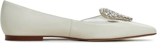 Cesare Gaspari Elegant Flat Sole Ballerinas Beige Dames