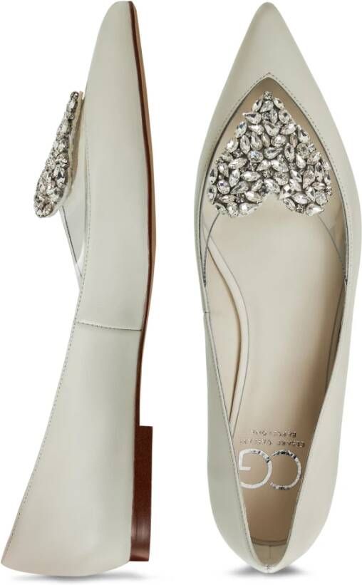 Cesare Gaspari Elegant Flat Sole Ballerinas Beige Dames