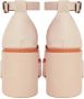 Cesare Gaspari Elegant High Heeled Leather Sandals Beige Dames - Thumbnail 5