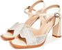 Cesare Gaspari Elegant High-Heeled Sandals Beige Dames - Thumbnail 3