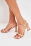 Cesare Gaspari Elegant High Heeled Sandals Beige Dames - Thumbnail 11