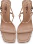 Cesare Gaspari Elegant High Heeled Sandals Beige Dames - Thumbnail 4