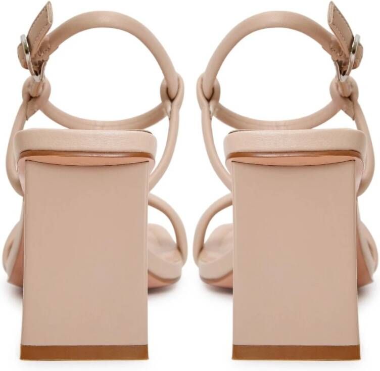 Cesare Gaspari Elegant High Heeled Sandals Beige Dames