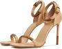 Cesare Gaspari Elegant High Heeled Sandals Beige Dames - Thumbnail 2