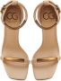 Cesare Gaspari Elegant High Heeled Sandals Beige Dames - Thumbnail 3