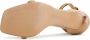 Cesare Gaspari Elegant High Heeled Sandals Beige Dames - Thumbnail 5