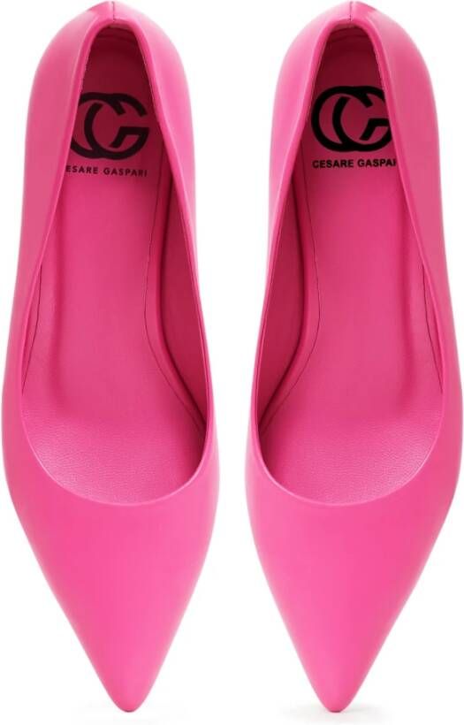 Cesare Gaspari Elegant Luxe Pumps Fuchsia Pink Dames