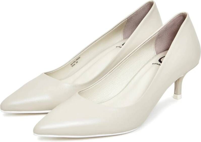 Cesare Gaspari Elegant Luxe Pumps Off White Dames