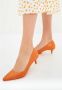 Cesare Gaspari Elegant Luxe Pumps Orange Dames - Thumbnail 5