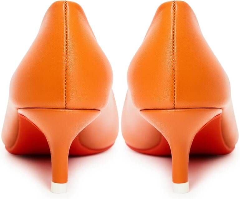 Cesare Gaspari Elegant Luxe Pumps Orange Dames