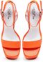 Cesare Gaspari Elegant Orange High-Heeled Sandals Orange Dames - Thumbnail 5