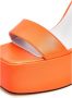 Cesare Gaspari Elegant Orange High-Heeled Sandals Orange Dames - Thumbnail 6