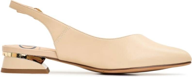 Cesare Gaspari Elegant Slingback Ballerinas Beige Dames