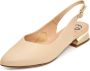 Cesare Gaspari Elegant Slingback Ballerinas Beige Dames - Thumbnail 5