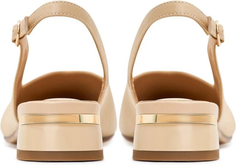 Cesare Gaspari Elegant Slingback Ballerinas Beige Dames