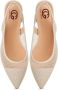 Cesare Gaspari Elegant Slingback Ballet Pumps Beige Dames - Thumbnail 4