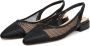 Cesare Gaspari Elegant Slingback Ballet Pumps Black Dames - Thumbnail 2