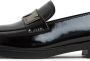 Cesare Gaspari Elegante Block Heels Loafers Zwart Black Dames - Thumbnail 8