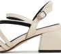 Cesare Gaspari Elegante Block Heels Sandalen Beige Dames - Thumbnail 4