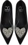 Cesare Gaspari Elegante Flat Sole Ballerinas Zwart Black Dames - Thumbnail 3