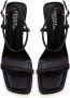 Cesare Gaspari Elegante High Heeled Sandalen Zwart Black Dames - Thumbnail 4