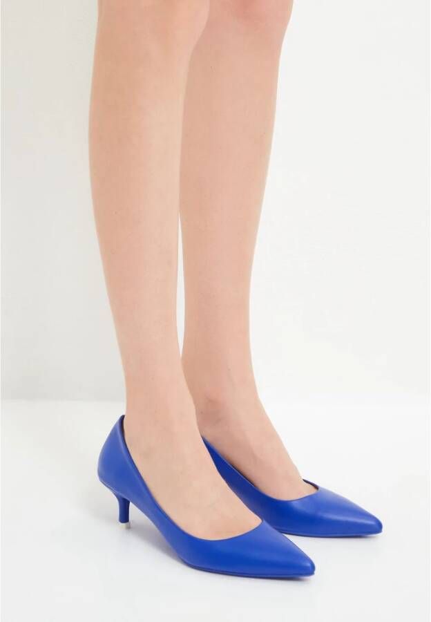 Cesare Gaspari Elegante Luxe Pumps Blauw Blue Dames