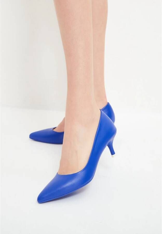 Cesare Gaspari Elegante Luxe Pumps Blauw Blue Dames