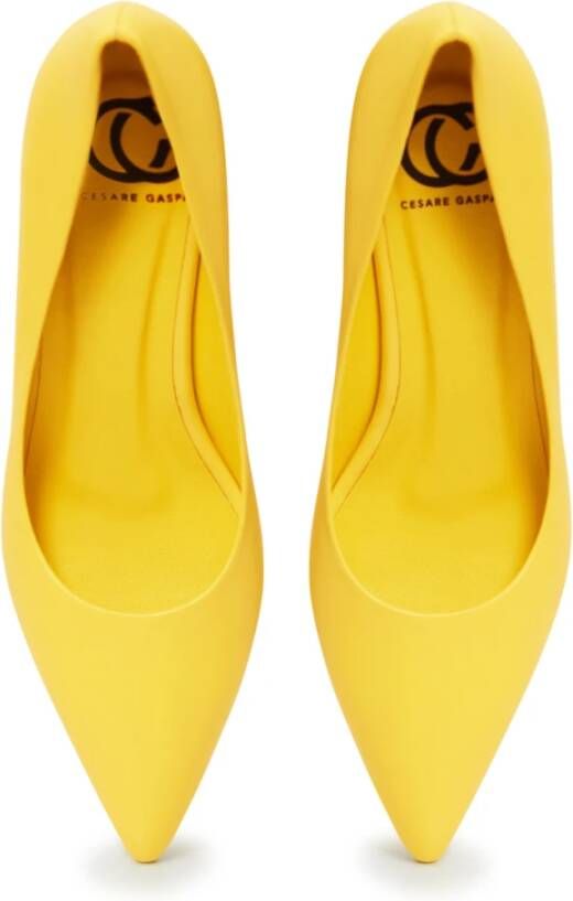 Cesare Gaspari Elegante Luxe Pumps Geel Yellow Dames